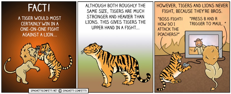 tiger vs lion